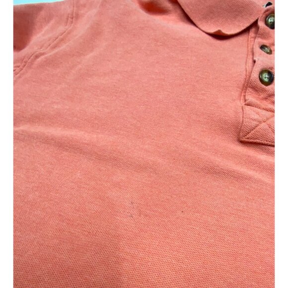 Orvis Mens XXL Coral Cotton Polo Shirt - Picture 7 of 7